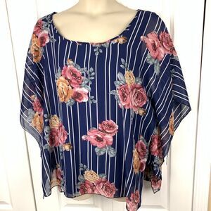 Late August Floral Blouse‎